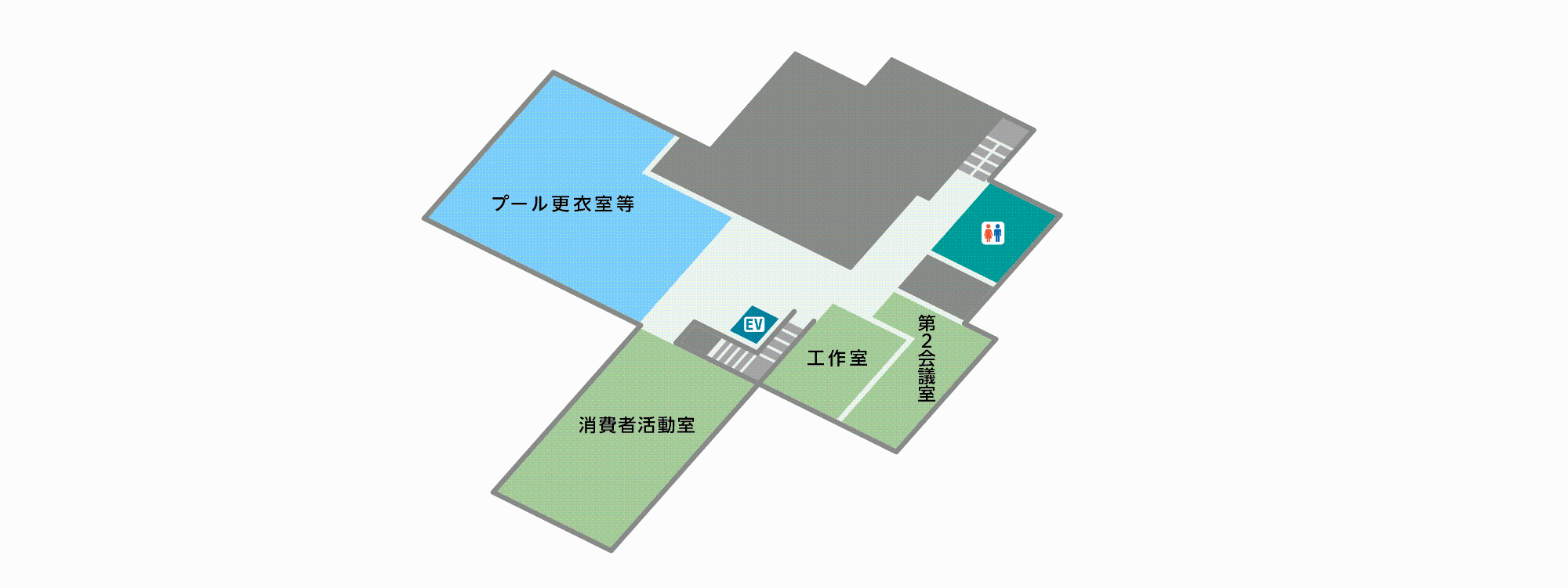 地下フロアマップ