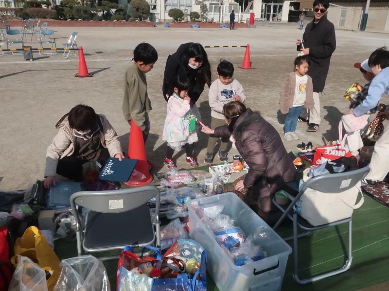 フリーマーケットの様子