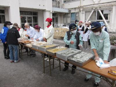 防災訓練のもよう