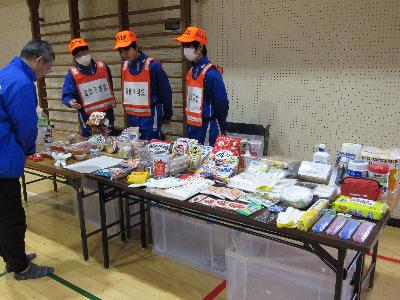 防災訓練のもよう