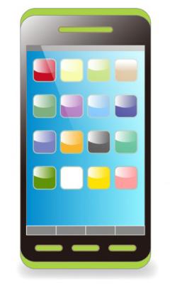 スマートフォンのイラスト