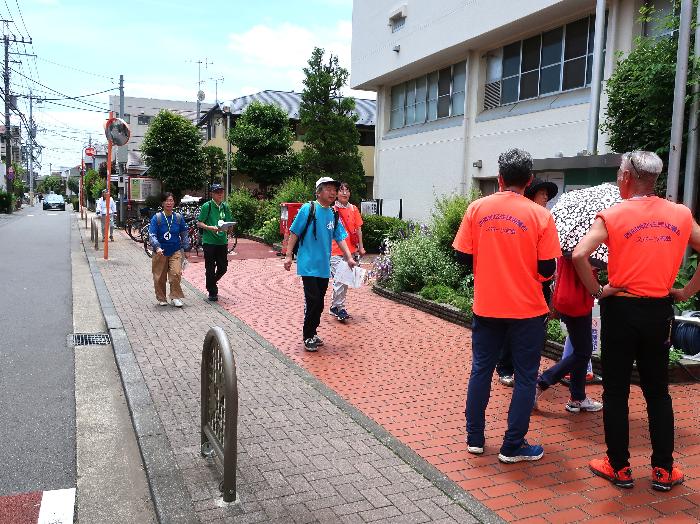 ウオークラリーのもよう