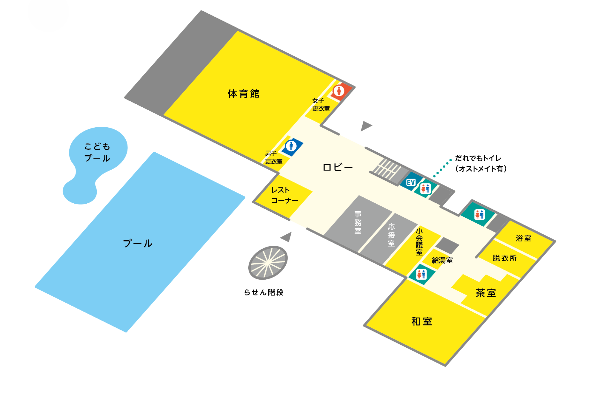 フロアマップ1階の画像