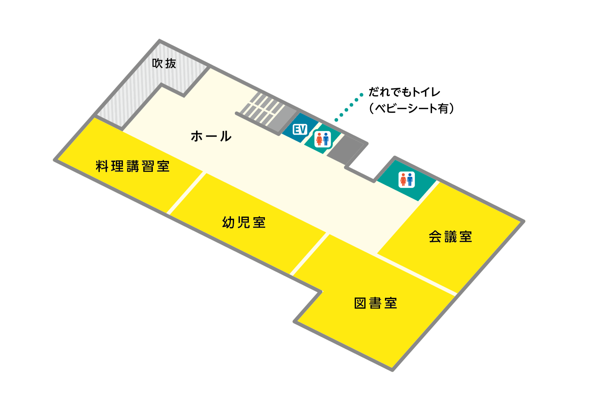 フロアマップ2階の画像